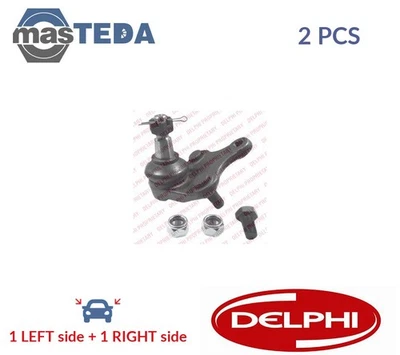 TC1994 SUSPENSION BALL JOINT PAIR FRONT LOWER DELPHI 2PCS NEW OE REPLACEMENT - Image 1 of 4