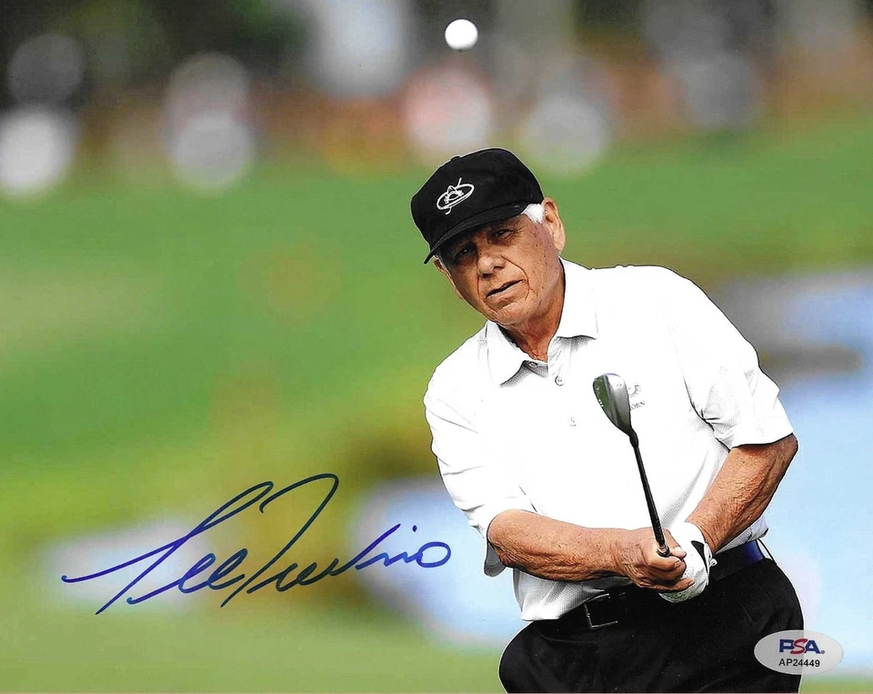 Foto autografada 8x10 PSA DNA (B) Lee Trevino PGA Tour Champion autografada - Imagem 1 de 1
