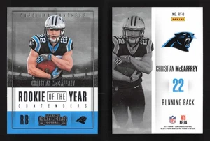 2017 Contenders Rookie of the Year Contenders #RY-8 Christian McCaffrey  🏈 - Picture 1 of 3