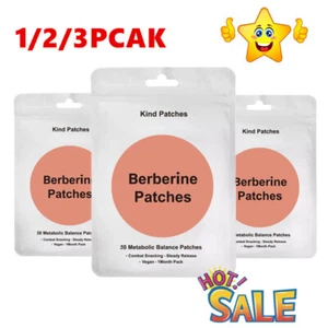 1/2/3x Body Care Slimming Patch Berberine Patches 30 Metabolic Balance Patch HOT - Bild 1 von 15