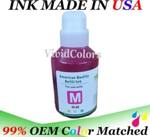 VC GI-26 Magenta Pigment Ink Bottle for Canon Pixma MAXIFY GX6020 GX7020 Printer - Picture 1 of 1