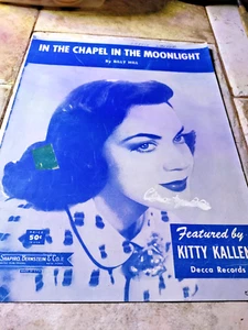 SHEET MUSIC IN THE CHAPEL IN THE MOONLIGHT 1936 - Picture 1 of 3