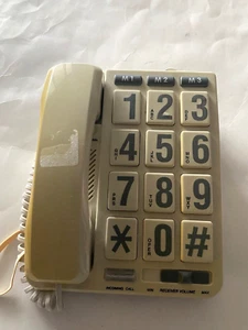 Lennox Sound Big Button Telephone Model PH-315 Desk Wall Mount Redial 3 Speed - Picture 1 of 3