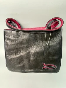 NEW Rolfs Women's Black Genuine Leather Sling Bag Stylish & Durable Handbag - Picture 1 of 8