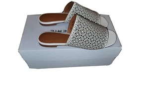 Robert Clergerie Iana Slip On Slide Sandals Sandals Slipper White US 6 $425 NWT - Picture 1 of 4