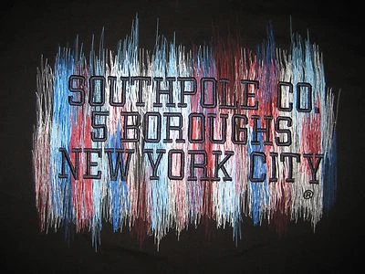 Camiseta Polo Sur. L, XL. Nuevo con etiquetas. 100% algodón. Adornado. Serie NY City Foto 1 de 4