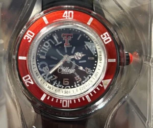 NCAA TEXAS TECH RED RAIDERS SEALED WATCH KYOBE COLLEGE BRAND RETAIL $190 SMALL  - Picture 1 of 5