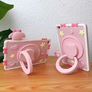 My Melody Cartoon Rotatable Silicone Protective Case Cover For iPad Air1/2/3/4/5 - Picture 1 of 18