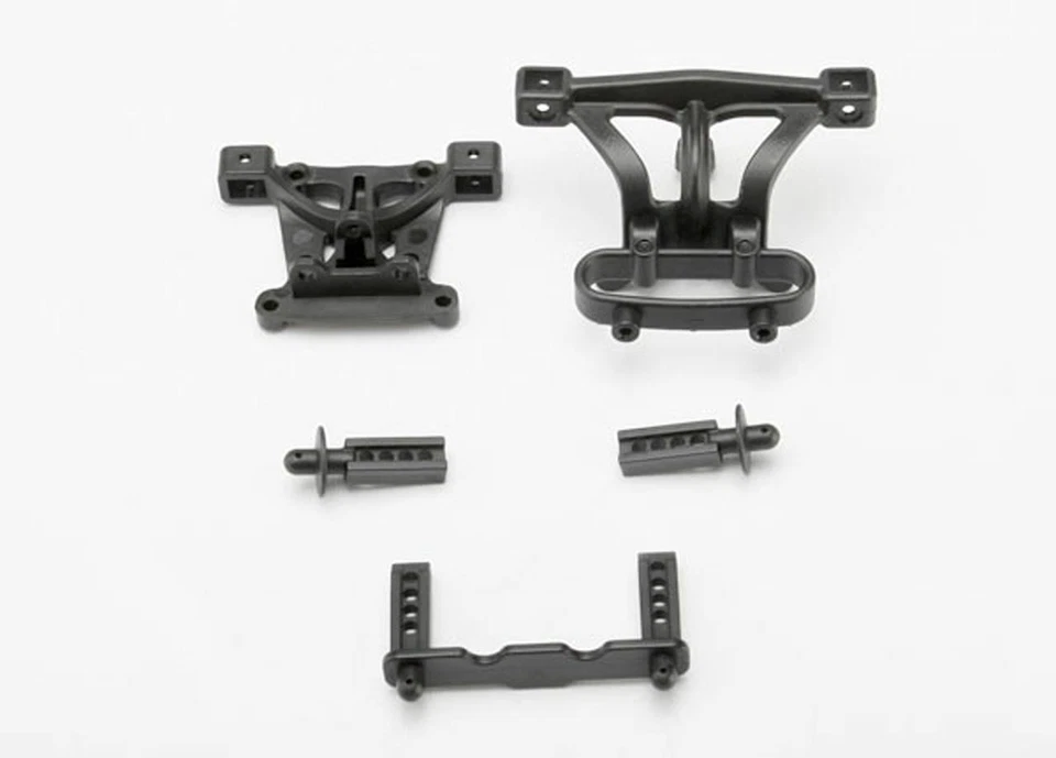 Traxxas 7015 - Body Mounts & Body Mount Posts, Front & Rear - Image 1 of 1