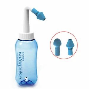 300ML Nasal Flush Kit Neti Pot Sinus Rinse Nose Wash Bottle Irrigator Saline AU - Picture 1 of 7