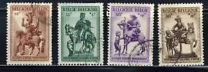 1941-42 BELGIUM BELGIE BELGIQUE SC B305-8 SP141-2 4-Stamps CTO - Picture 1 of 1