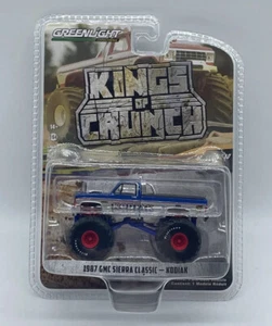 Camión monstruo Greenlight Kings of Crunch 1987 Sierra Kodiak Target Excl Chase - Imagen 1 de 5