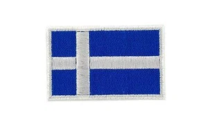 Flag patch patches backpack iron on shetland islands scotland - Picture 1 of 1