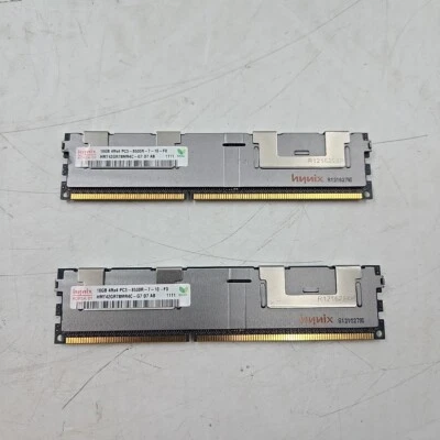 HMT42GR7BMR4C-G7 HYNIX 16GB 4RX4 PC3-8500R DDR3 1.5V MEMORY MODULE (1x16GB) - Image 1 of 3