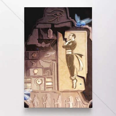 Póster negro Adam lienzo DC cómic portada arte impresión #64856 Foto 1 de 4