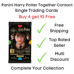 Panini Harry Potter Together Contact Trading Cards - Buy 4 Get 10 Free - Picture 1 of 201