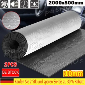 2stk Schaumstoff Schalldämmung 2000x500 x10mm Dämmmatte,Isolierung·Selbstklebend - Bild 1 von 20