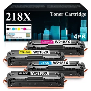 Compatible HP 218X Toner Cartridge with Chip 4PK for Pro MFP 3301/3201 Series - Picture 1 of 9