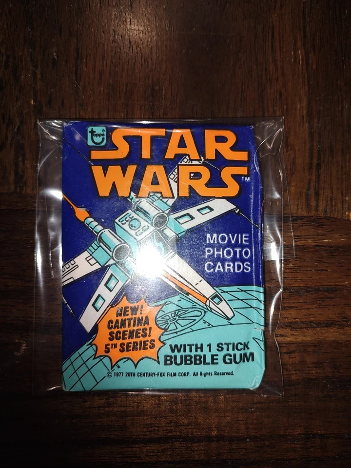 1977 TOPPS STAR WARS UNOPENED - SEALED Wax Pack (1); Series 5 - Image 1 of 1