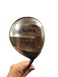 LaJolla Steel "Knife" 15 Degree 3 Wood L Flex Right Hand Golf Club. - Picture 1 of 6