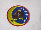 MILITARY PATCH VINTAGE OLDER UNSURE CHICKEN OR EAGLE WITH STARS HOOK AND LOOP