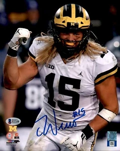 Chase Winovich Signed Michigan Wolverines 8x10 Photo Beckett COA - Picture 1 of 1