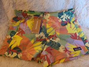 NEW Patagonia Girls Baggies Shorts- Thistle Green- 3" Inseam-Sz L (12) - Picture 1 of 5