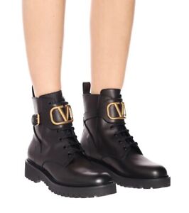 Combat Boots with Upper Leather valentino for Women for sale | eBay