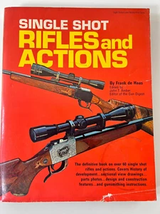 DBI Books Single Shot Rifles And Actions Frank De Haas Softcover 1969 ~Very Good - Imagen 1 de 9