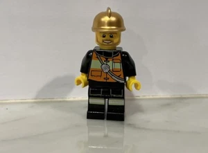 Lego Minifigure Cty0345 Fire Chief Fireman 60001 - Picture 1 of 2
