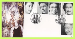 G.B. 2002 Golden Jubilee set on Bradbury First Day Cover, Westminster - Picture 1 of 1