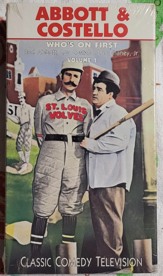 1990 Burbank Video VHS: Abbott & Costello Who's on First Volume 1 Foto 1 de 4