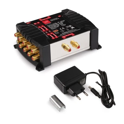 RED OPTICUM OMS 9-4 PRO TR - 4 Teilnehmer - Sat Verteiler 2 Satelliten - Bild 1 von 4