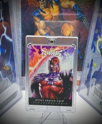 2025 Rivals Japan Studio MARVEL Magneto Sketch Card 1/1 - Image 1 of 2