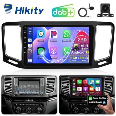 DAB+ Android 15 Autoradio Carplay GPS für VW Sharan II 7N Seat Alhambra II 10-22 - Bild 1 von 4