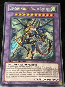 YUGIOH! DRACHENRITTER DRACO-EQUISTE - SECRET RARE - LIMITED EDITION - CT07-DE003 - Bild 1 von 2