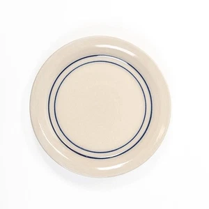 Salad Plate Blue Stripe - Picture 1 of 5