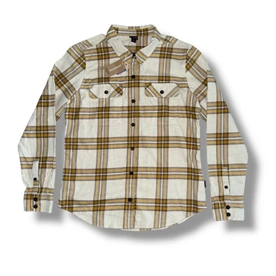 Patagonia Fjord фланелевая рубашка с длинным рукавом на пуговицах клетку женщин средний новый с Ярлыками - Изображение 1 из 4