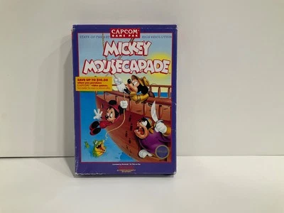 Nintendo NES Mickey Mousecapade Juego Caja Estuche Instrucciones Disney Capcom GamePak Foto 1 de 4