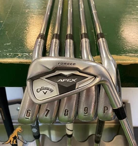 Used Callaway Apex ‘19 Iron Set 5-PW Dynamic Gold Tour Issue X100 Steel - Picture 1 of 20