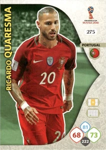 Panini Adrenalyn XL 2018 Copa Mundial de Fútbol FIFA Ricardo Quaresma Portugal #275 - Imagen 1 de 2