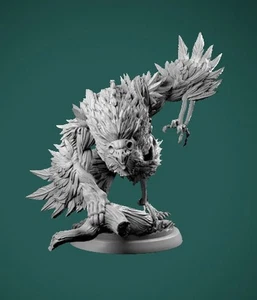 Zombie Eulenbär Miniatur - DnD Miniaturen - Rollenspiel - Tabletop Miniat - Bild 1 von 5