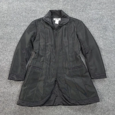 Issey Miyake Jacket Womens Medium Black Padded Designer High End Japan Japanese - Image 1 of 4