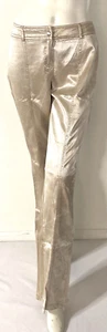 Motivi Women’s Beige High‑Rise Straight‑Leg Pants Size 10 UK12 – Made in Italy - Picture 1 of 7