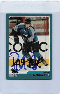 2003/04 Topps #241 Brad Stuart Sharks Signed Auto *H2344 - Image 1 of 2
