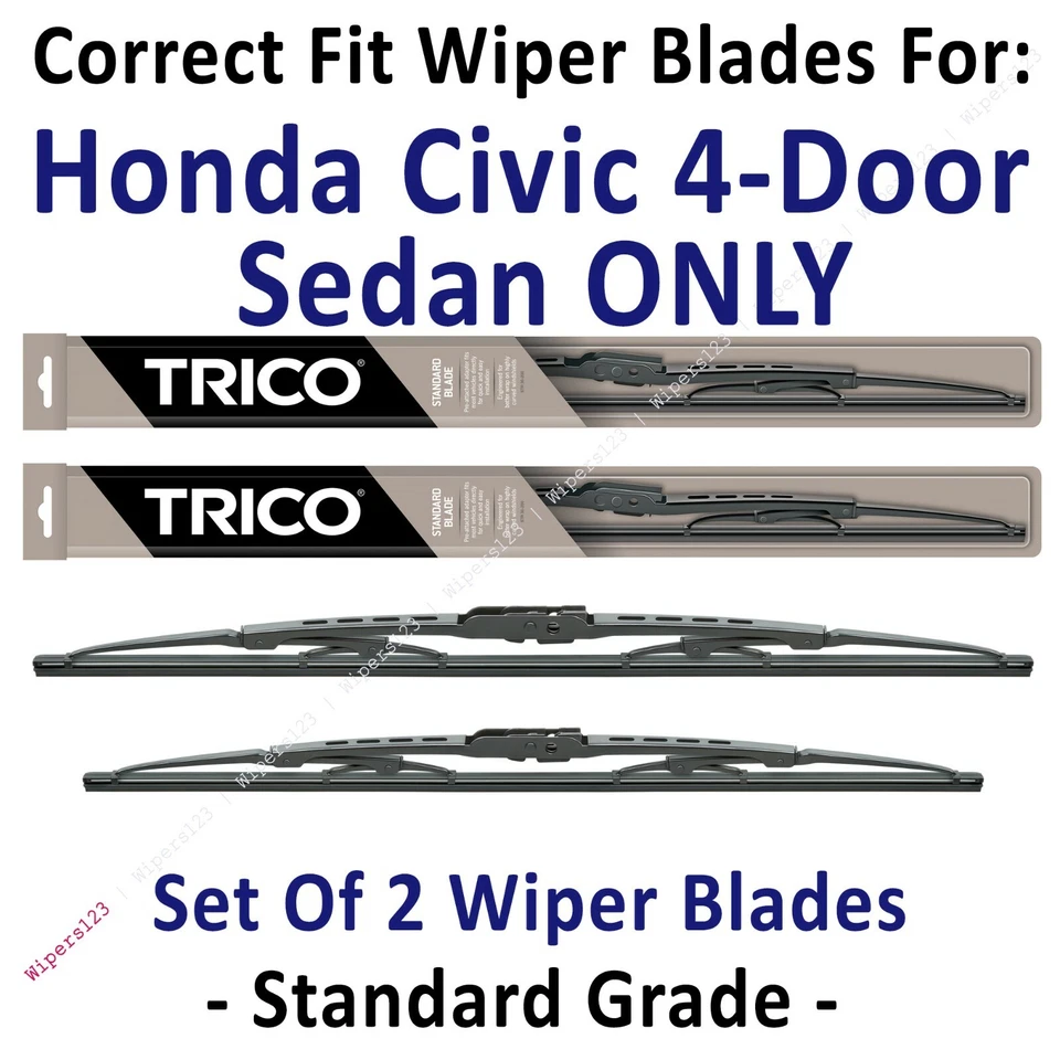Paquete de 2 escobillas limpiaparabrisas estándar - solo sedán Honda Civic 2008-2015 - 30260/221 Foto 1 de 1