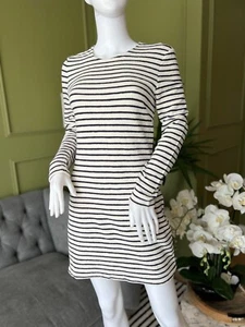 & Other Stories Dress EUR 36 UK 8 Women's Striped Long Sleeve Sheath - Picture 1 of 8