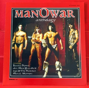 Manowar Anthology Album Cover Art PICTURE / PRINT 7" x 7" Metal - Imagen 1 de 3
