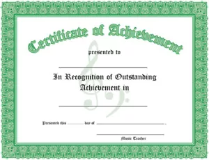 Certificate of Outstanding Achievement - 10 Awards per pack * Publisher Ships! - Picture 1 of 4