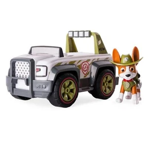 Paw Patrol Tracker's Jungle Cruiser vehículo de rescate y figura de cachorro conjunto de juguete - Imagen 1 de 8